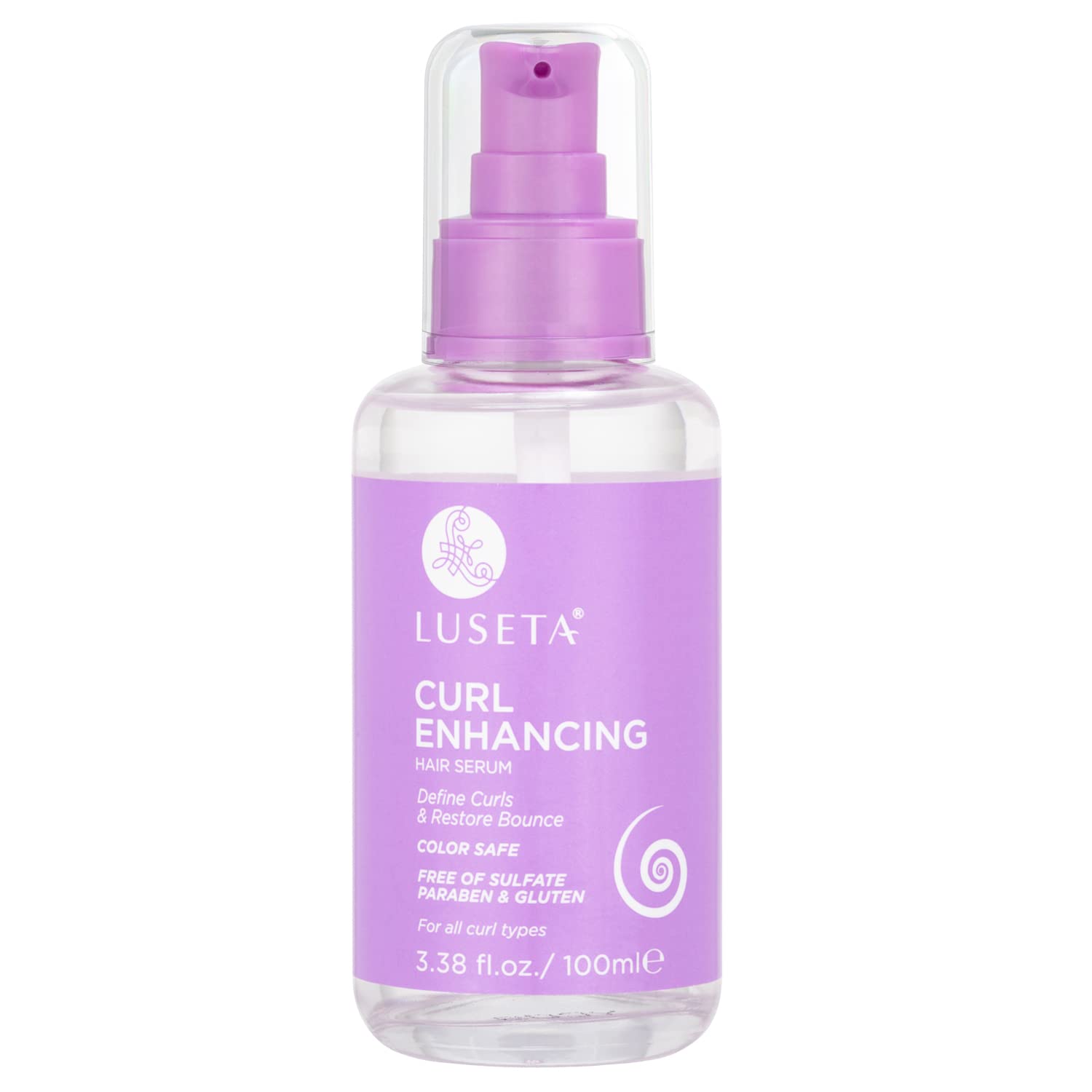 Luseta Curl Enhancing Hair Oil Define Curl & Restore Bounce Anti-frizzing and Smoothing for Curly Hair Type 3.38oz