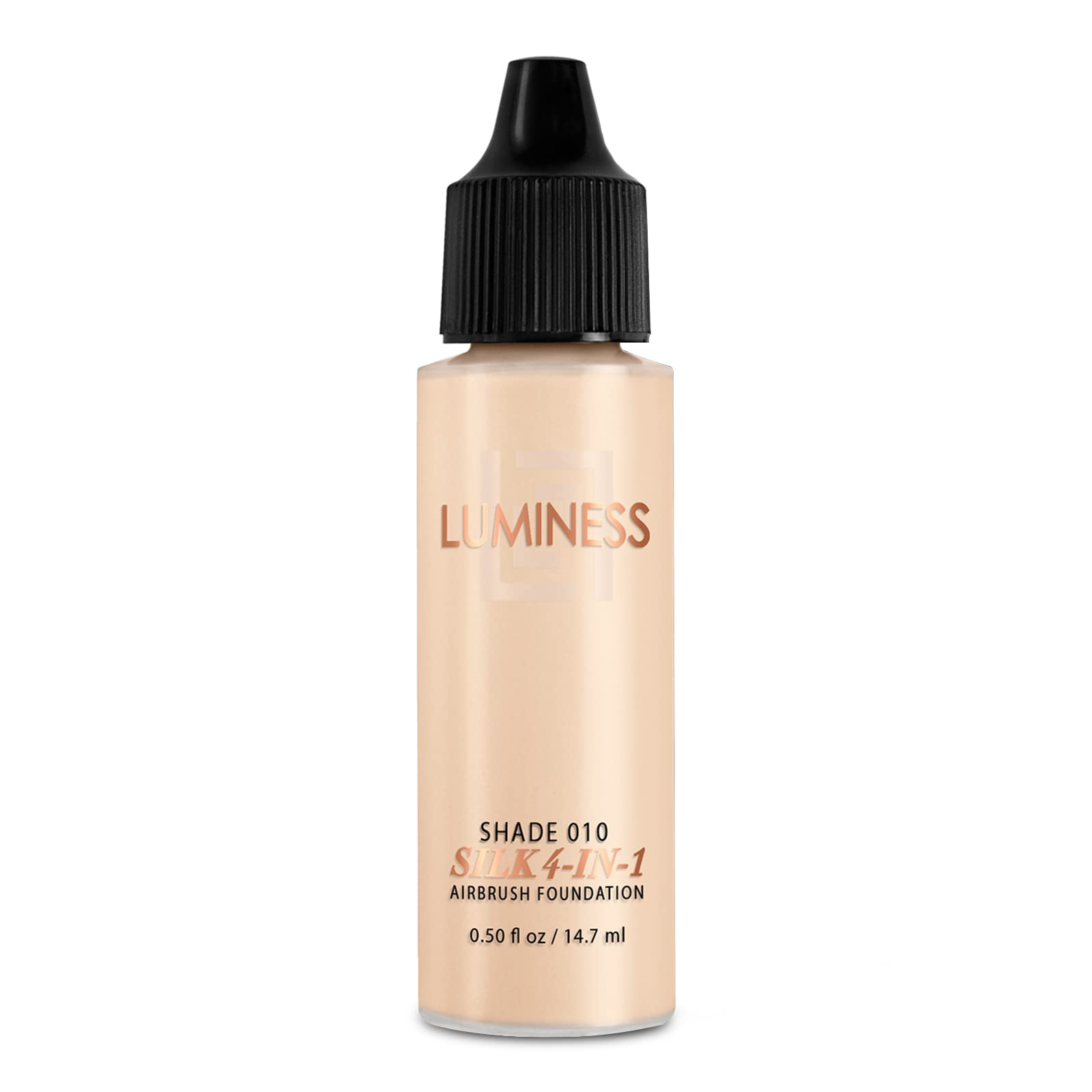 Luminess Air Silk 4-In-1 Airbrush Foundation- Foundation, Shade 010 (.5 Fl Oz) - Sheer to Medium Coverage - Anti-Aging Formula H