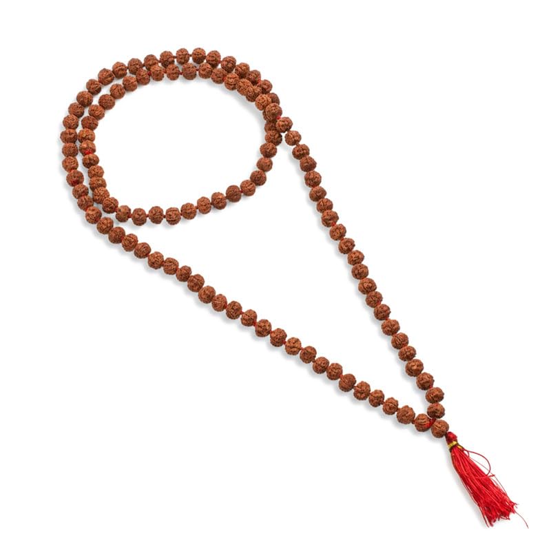 Astrotalk 7 Mukhi Rudraksha Mala 108+1 Beads | Certified 7mm Rudraksha | Attract Wealth, Prosperity & Positivity | Divine Venus Blessings | Rudraksha Mala Original for Men & Women