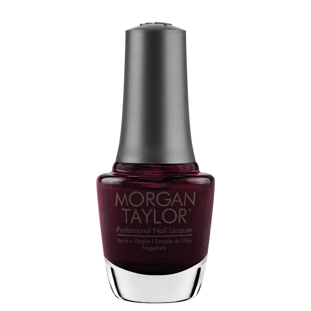 Morgan Taylor Nail Lacquer Disney Villains Collection (You're in My World Now) Burgundy Nail Polish, Finger Nail Polish, .5 ounc
