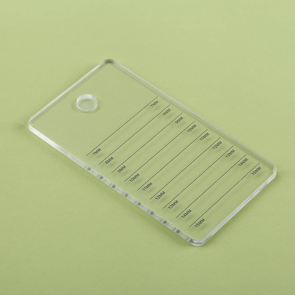 Acrylic Eyelash Extension Pallet, Grafting False Eyelash Organizer Extension Pad Lash Tray Adhesive Glue Palette Individual Hold