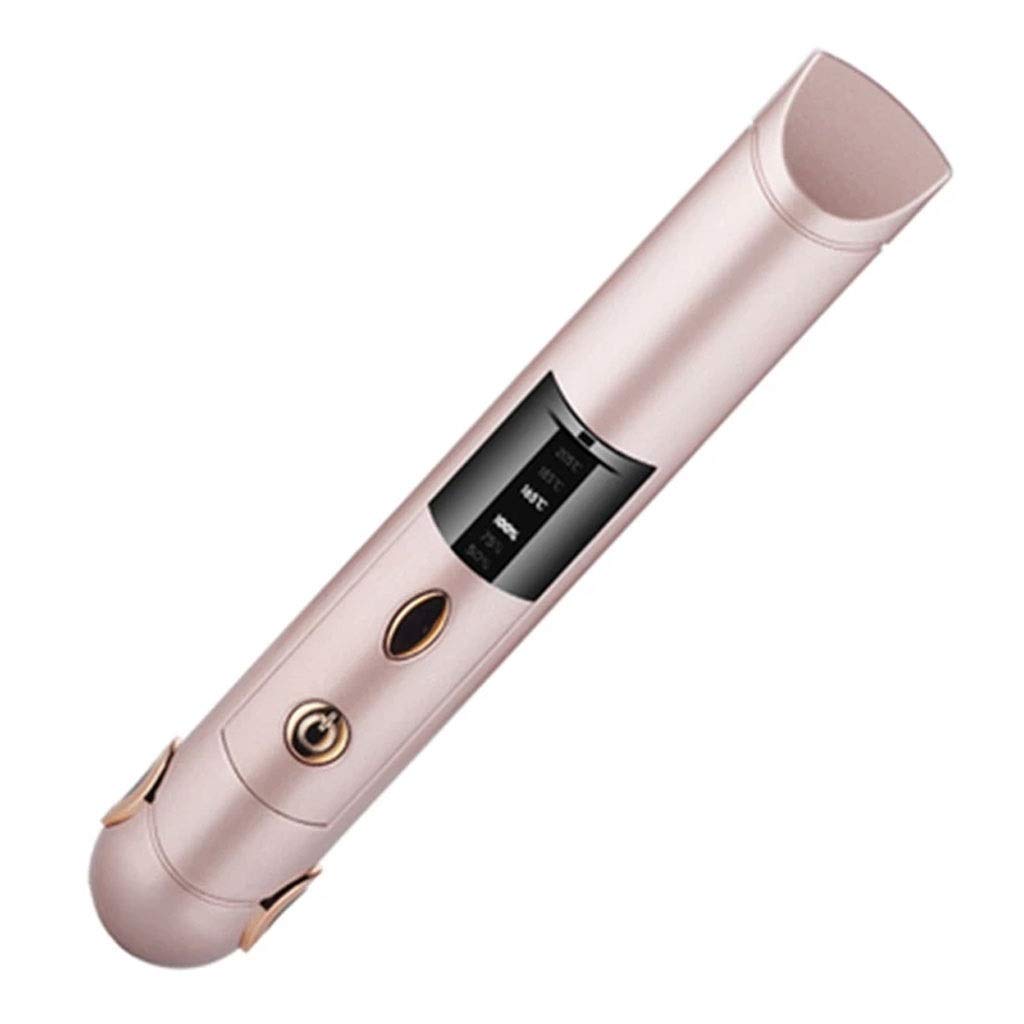 QOPCBCGN Portable Cordless Hair Straightener for Travel Mini Rechargeable Flat Iron with Ceramic Plates