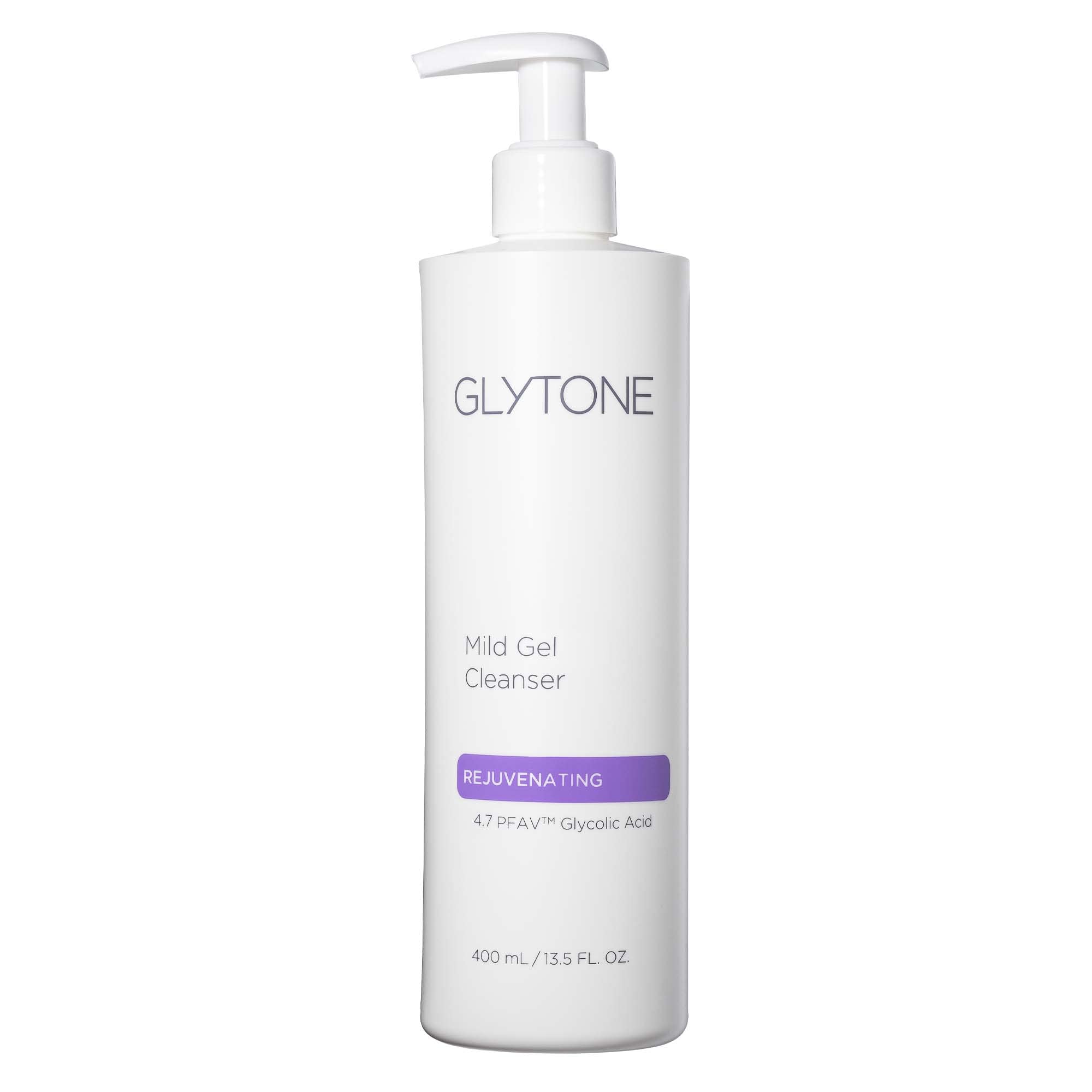 Glytone Mild Gel Exfoliating Cleanser, Pure Glycolic Acid Face Wash for Moisturizing & Rejuvenating Skin, Vegan & Fragrance-Free