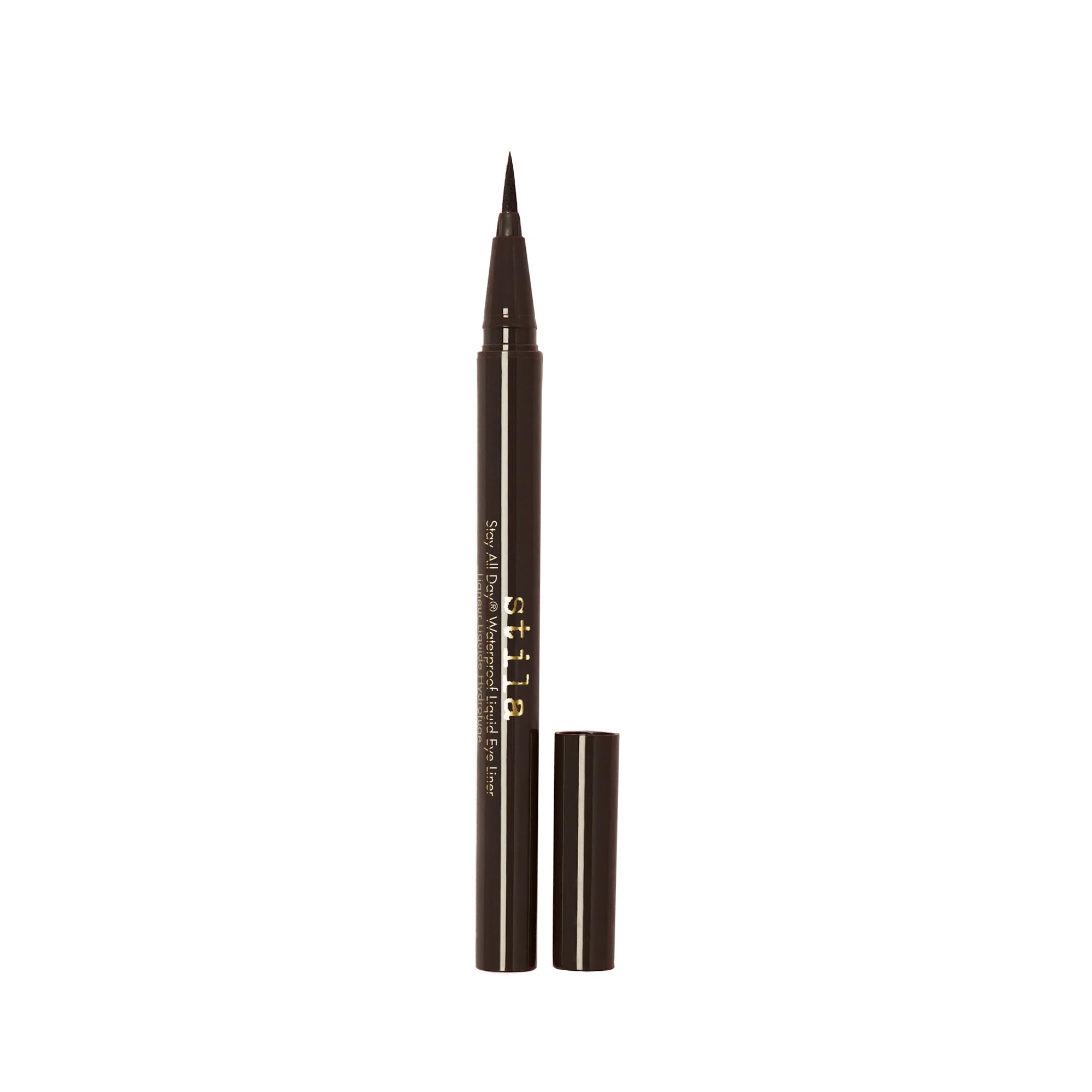 stila Waterproof Liquid Eye Liner, Stay All Day Makeup with Fine Brush Tip Lasting Satin Finish, SmudgeProof & TransferResista