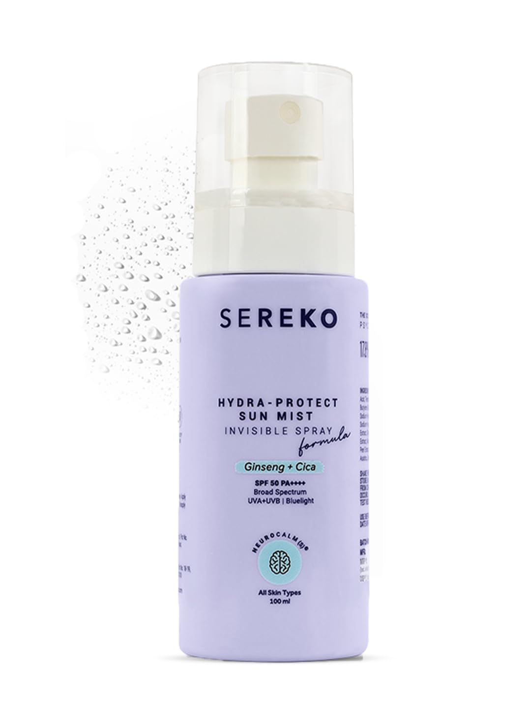 Sereko HydraProtect Face & Body Sunscreen Spray Spf 50 Pa++++ | Invisible, NonGreasy Broad Spectrum Uv Protection | Hydrating 