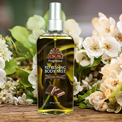 OKAY CHOCOLATE PLEASURE REFRESHING BODY MIST 8oz / 237ml