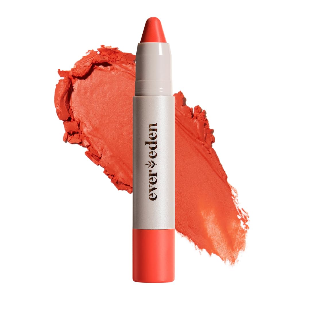 Evereden Kids Fantasy Face Crayon: Sweet Clementine - Non Toxic Kids Makeup & Multi-Purpose Face, Eye, & Lip Crayon - Clean Make