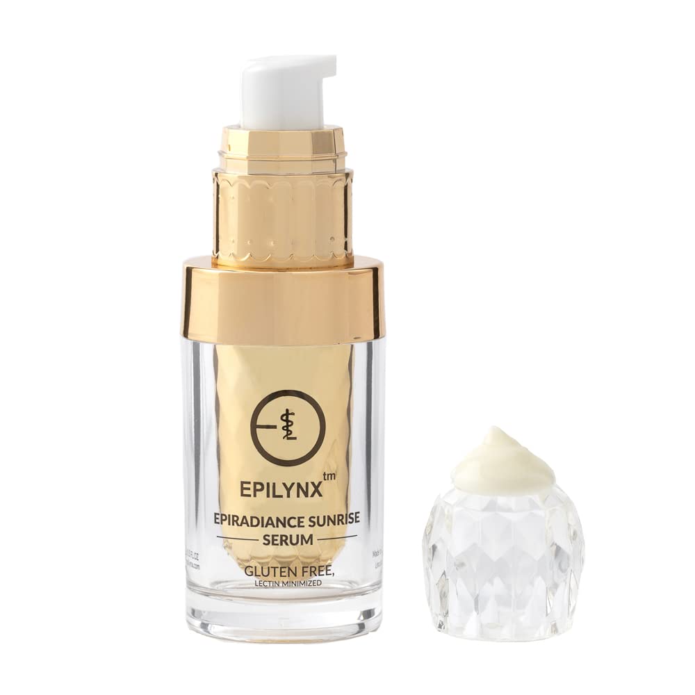 Vegan Allergen Free for Sensitive Skin EpiRadiance Sunrise Morning Face Serum - Anti Aging Firming and Glowing Formula - Niacina