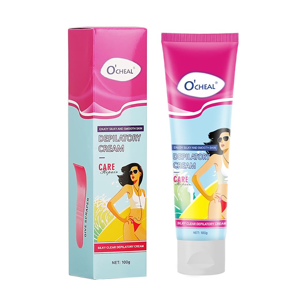 OCHEAL Sensitive Hair Removal Cream  Suitable for Men and Women Body, Legs, Underarms and Lip  Gentle Formula for All Skys Ty