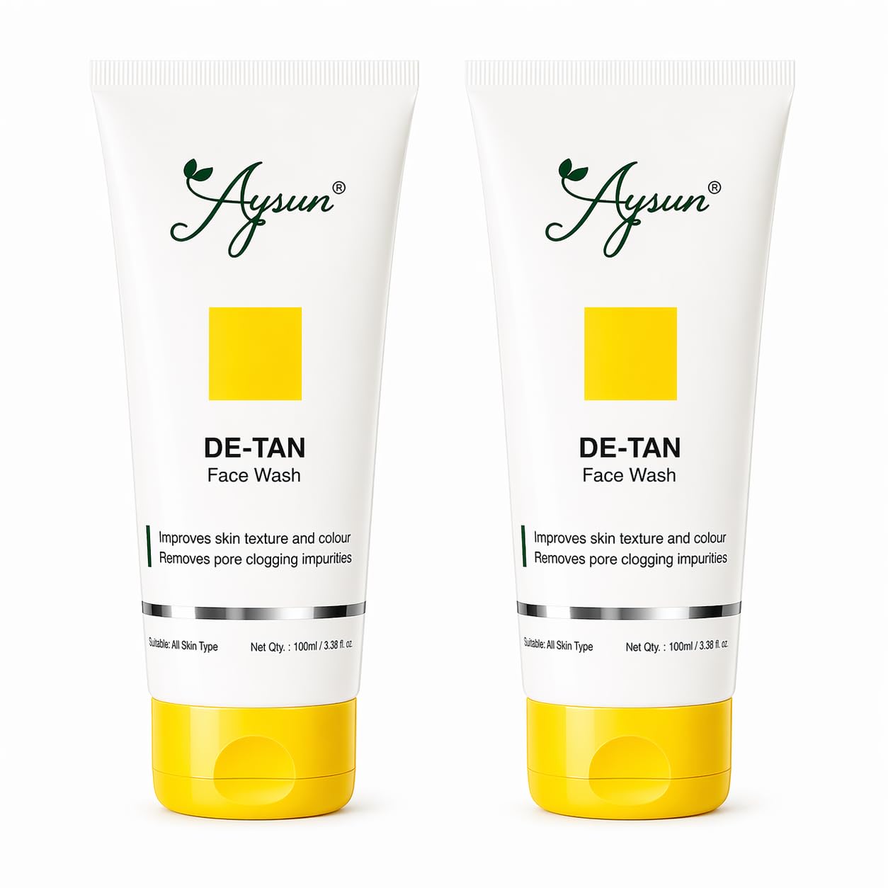 Aysun Combo Pack Of 2 DeTan Face Wash