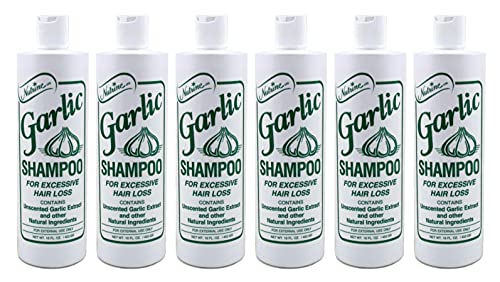 Nutrine Garlic Shampoo Unscented 16 Ounce (473ml) (Pack of 6)
