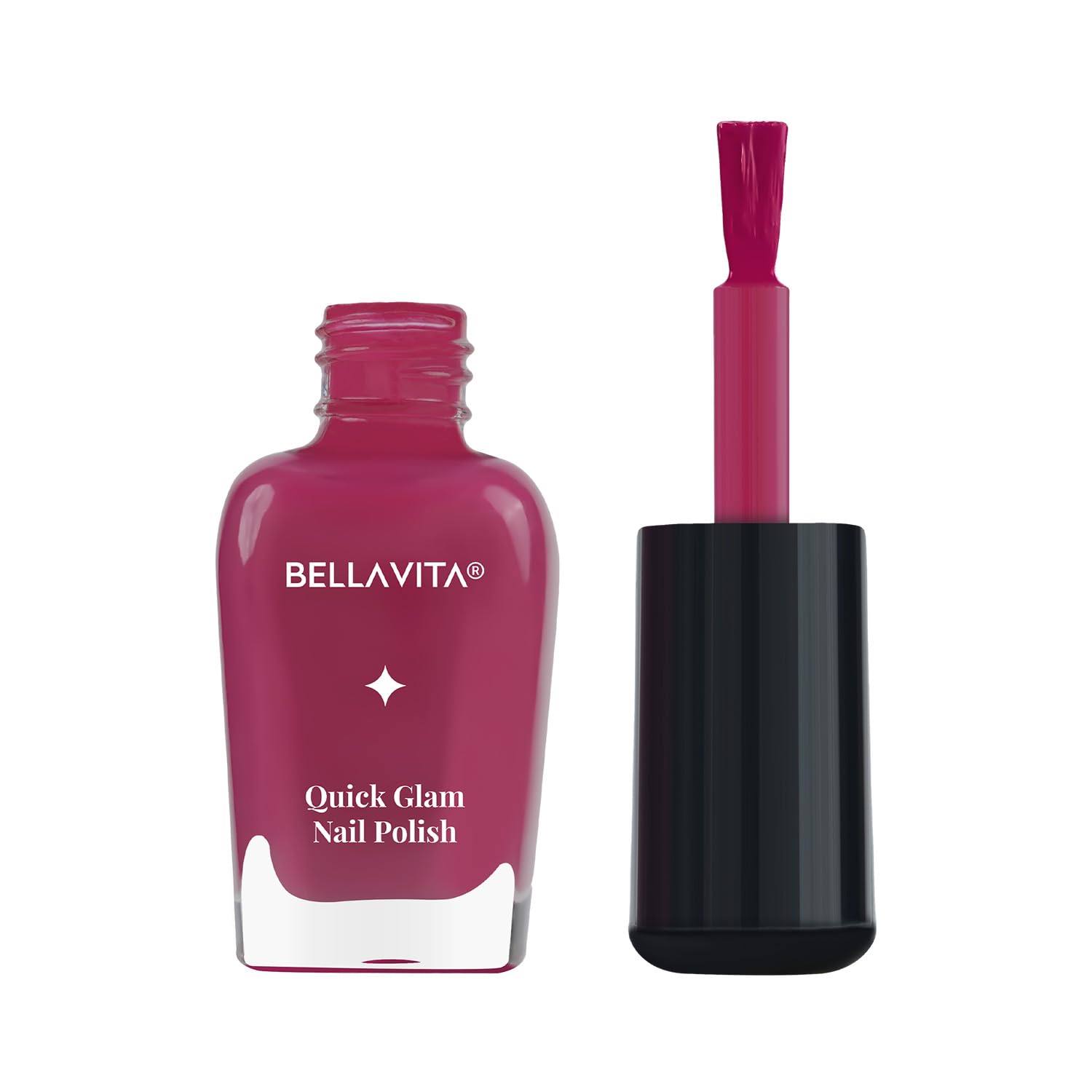 Bellavita Nail Polish | Vibrant Color Lustrous Shine Long Lasting | Chip Free Fast Dry Formula | Smooth Application | Blush | Na