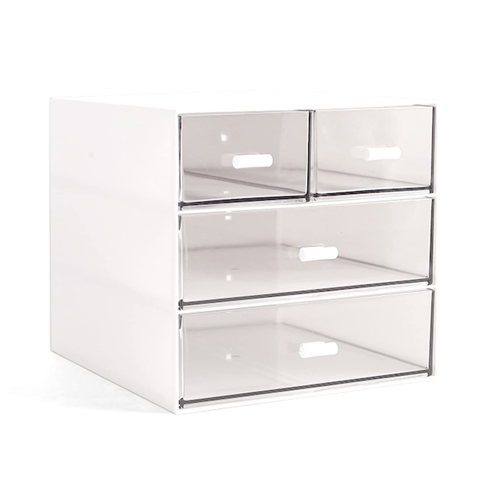 Marknor Makeup / Desk Organizer with 4 Drawers, Sundries Vanity Organizer, Cosmetic Organizer, Desk Storage Box, Bathroom Counte