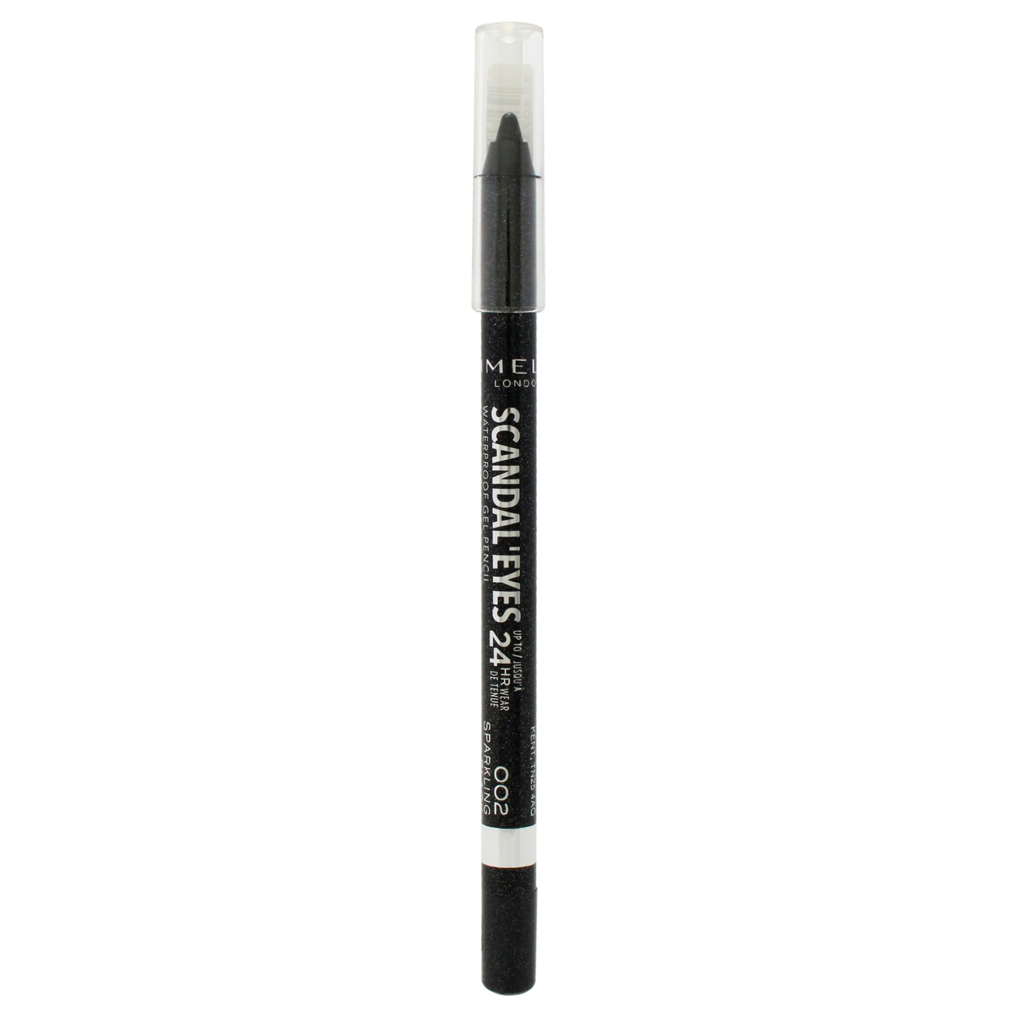 Rimmel Scandaleyes Waterproof Kohl Kajal Liner, Sparkling Black, 0.04 Fluid Ounce
