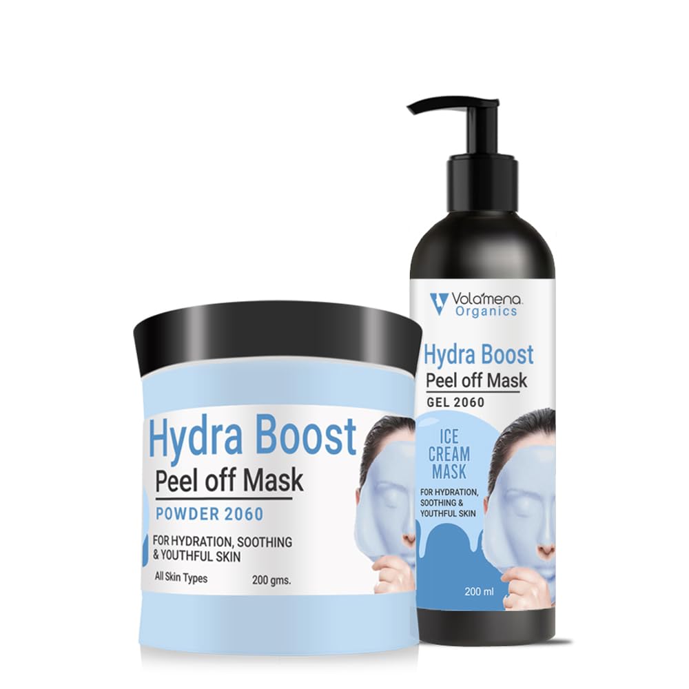 Volamena Hydra Boost Peel Off Rubber Mask With Hydra Boost Gel Combo Pack (200+200)