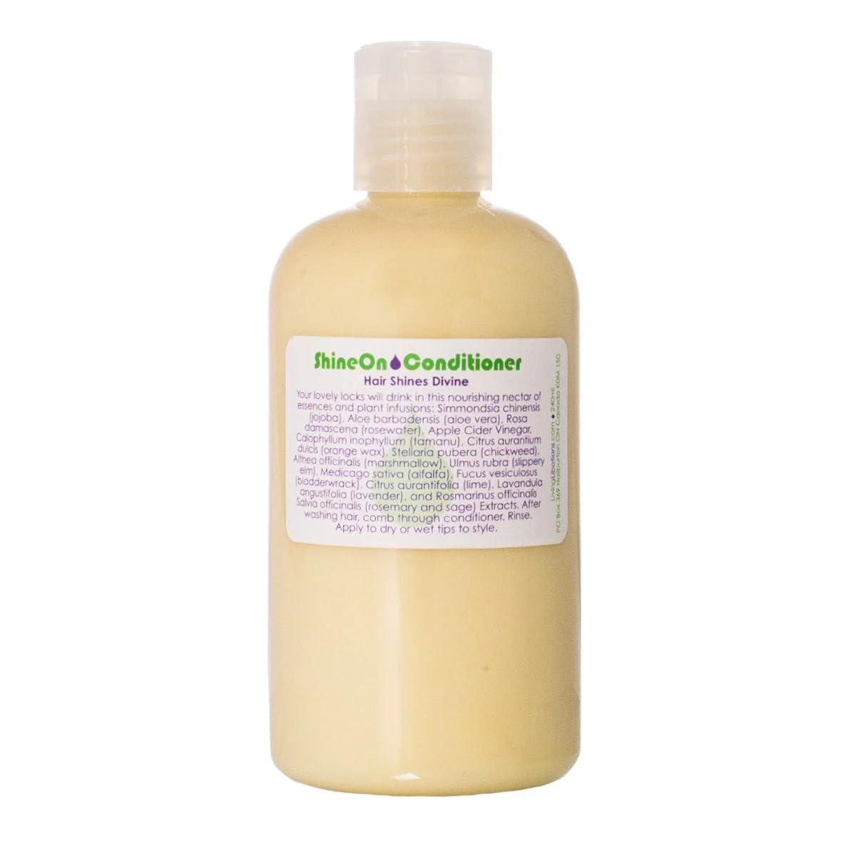 LIVING LIBATIONS - Organic Shine On Conditioner | Natural, Wildcrafted Clean Beauty (8 oz | 240 ml)
