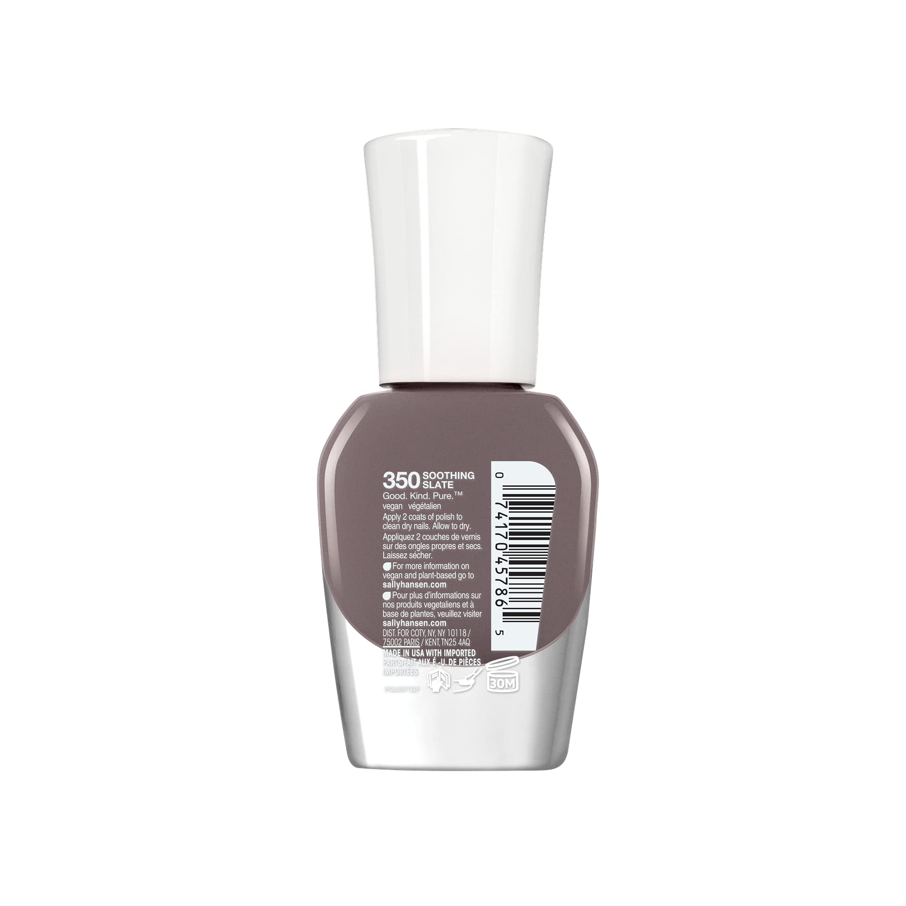 Sally Hansen - good Kind Pure Vegan Nail Polish, Soothing Slate, Packaging May Vary