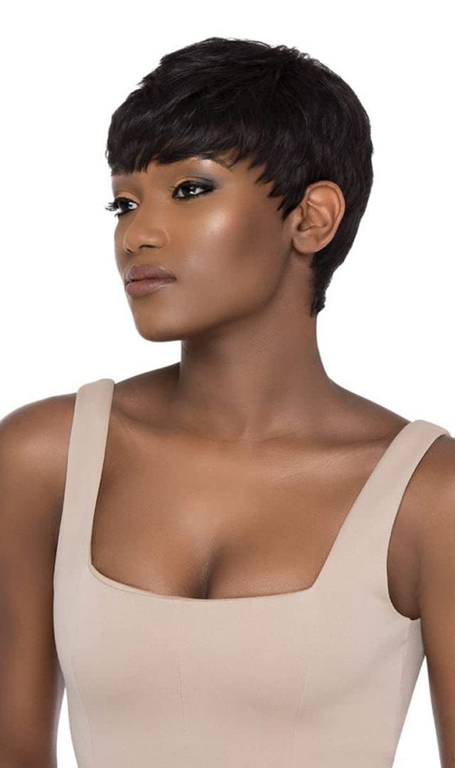 Outre Human Hair Wig Duby Wig Pixie Mohawk (DEEP BLUE)