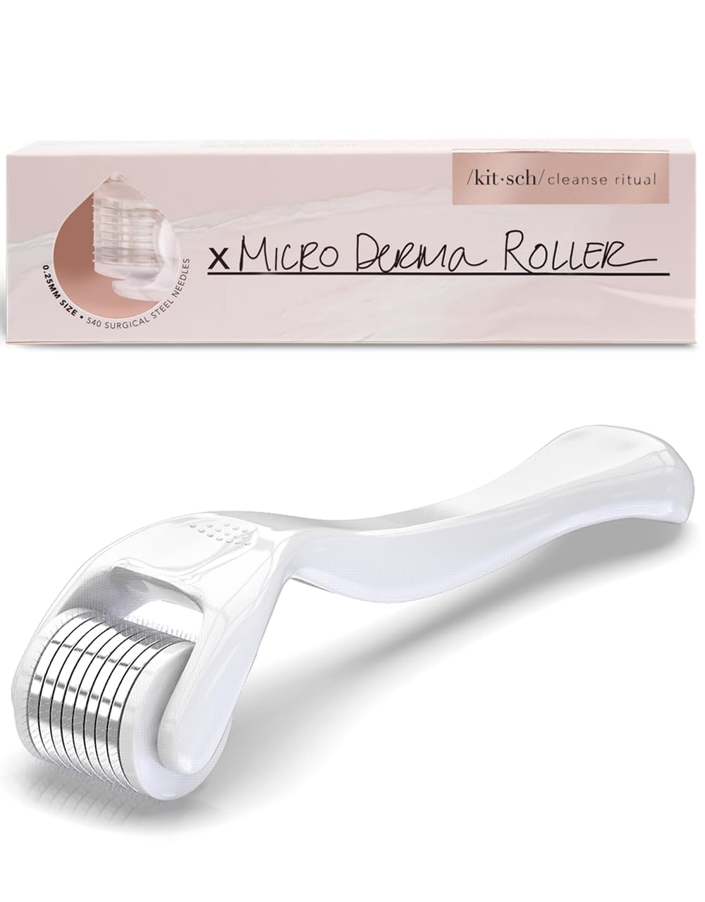 Kitsch Derma Roller For Face  Face Roller Skin Care Tools & Microdermabrasion Tool  Derma Roller  Facial Roller  Micro Roller 0.