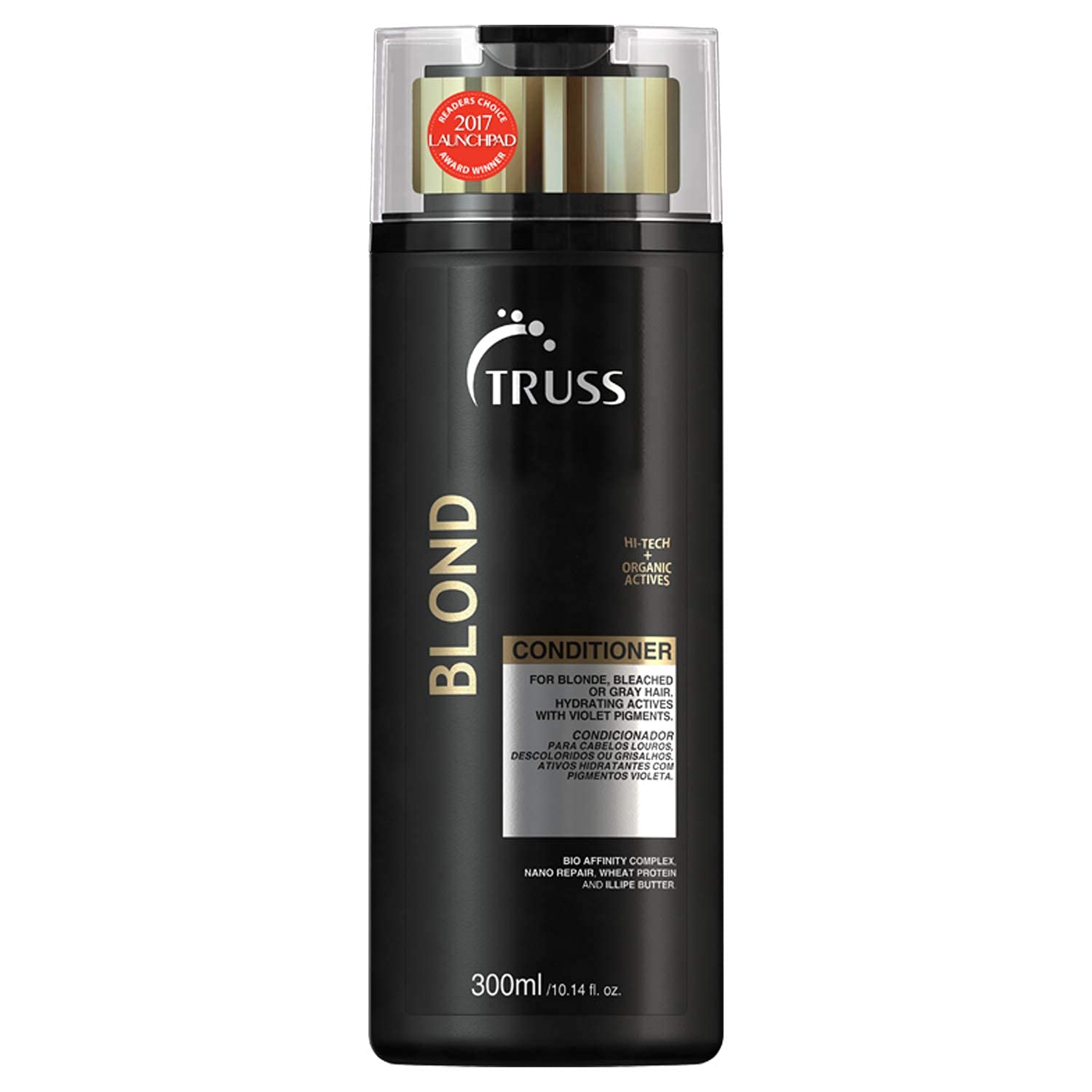 TRUSS Blond Conditioner - Violet Purple Conditioner For Blonde, Bleached & Gray Hair - Color Protection, Hydrating, Restores Ela