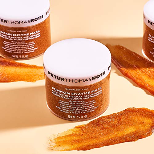 Peter Thomas Roth  Pumpkin Enzyme Mask  Enzymatic Dermal Resurfacer, Exfoliating Pumpkin Facial Mask For Dullness, Fine Lines, W