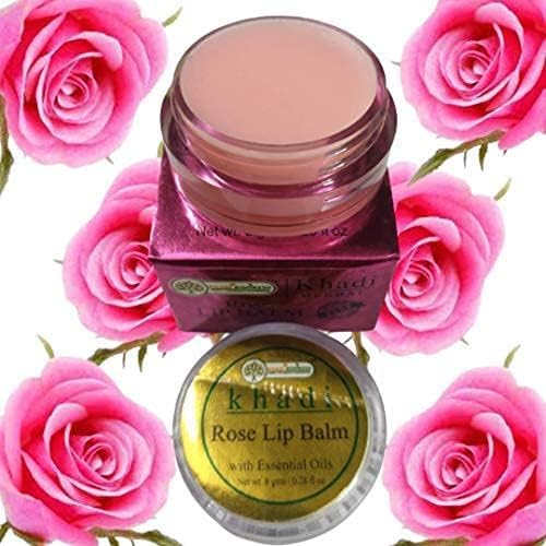 Herbal Rose Lip Balm For Dry & Chapped Lips | Moisturizing & Nourishing Lip Care | Long Lasting Hydration | Suitable For Men & W