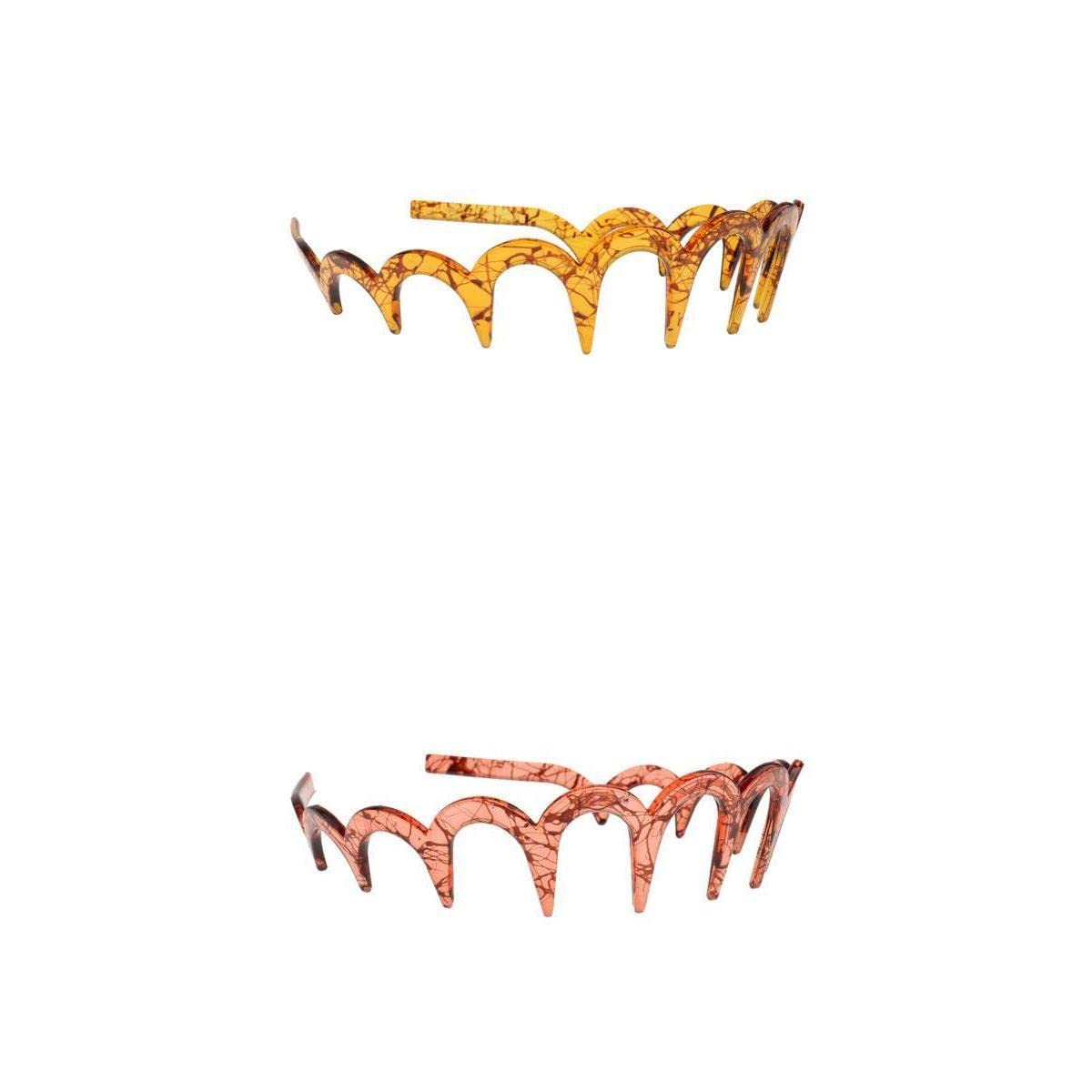 Enakshi 2 Pieces Zigzag Hair Band Toothed Headband Women Men Girls Hair |Clothing, Shoes & Accessories | Womens Accessories | Ha