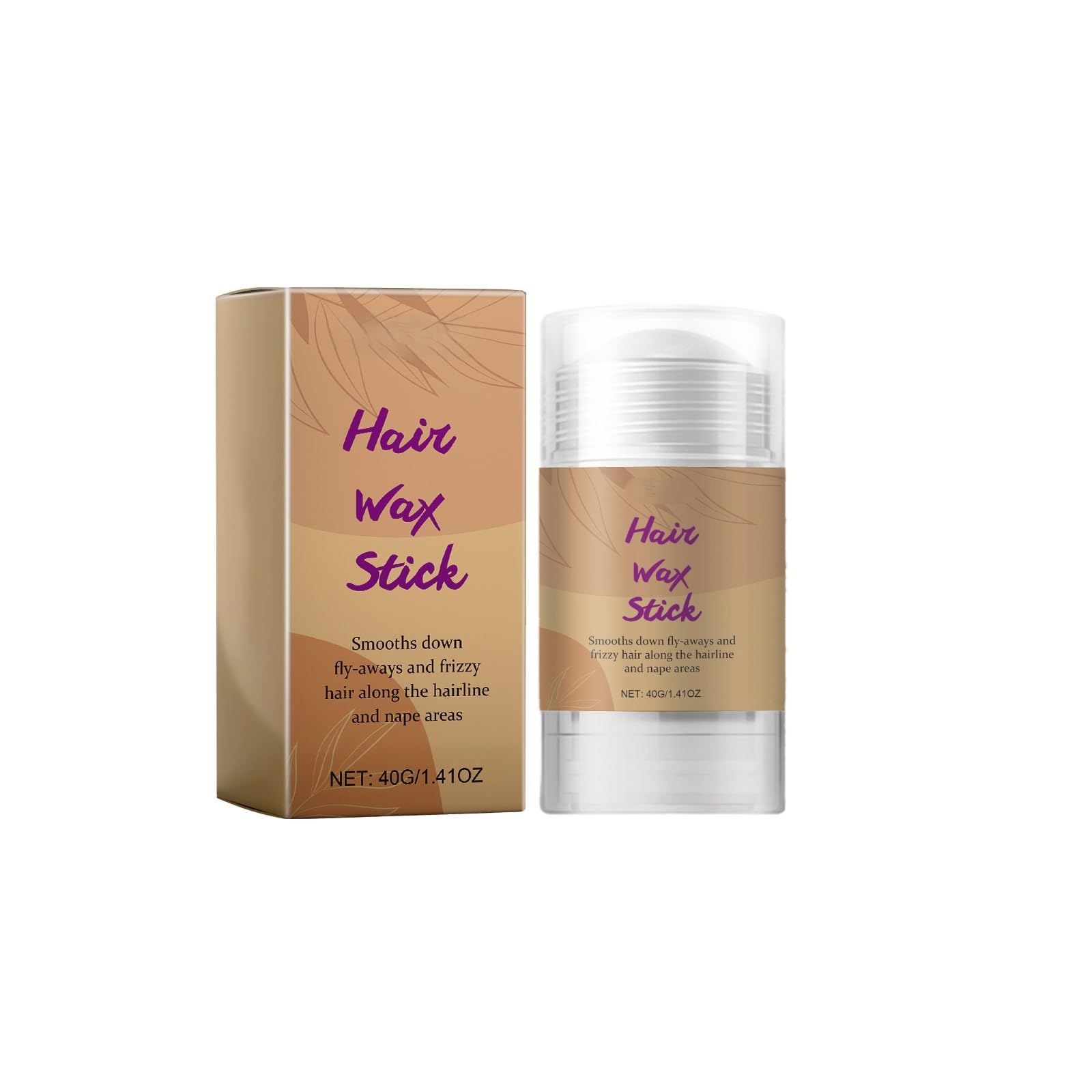 Viareline Hair Wax Stick for Flyaways and Frizzy Hair, 40g