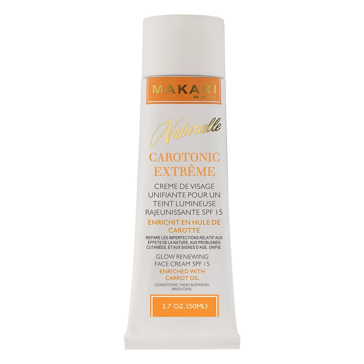 Makari Naturalle Carotonic Extreme 4 Piece Gift Set With Skin-Enriching Carrot Oil And Spf15 Ideal For Combination, Oily & Acne