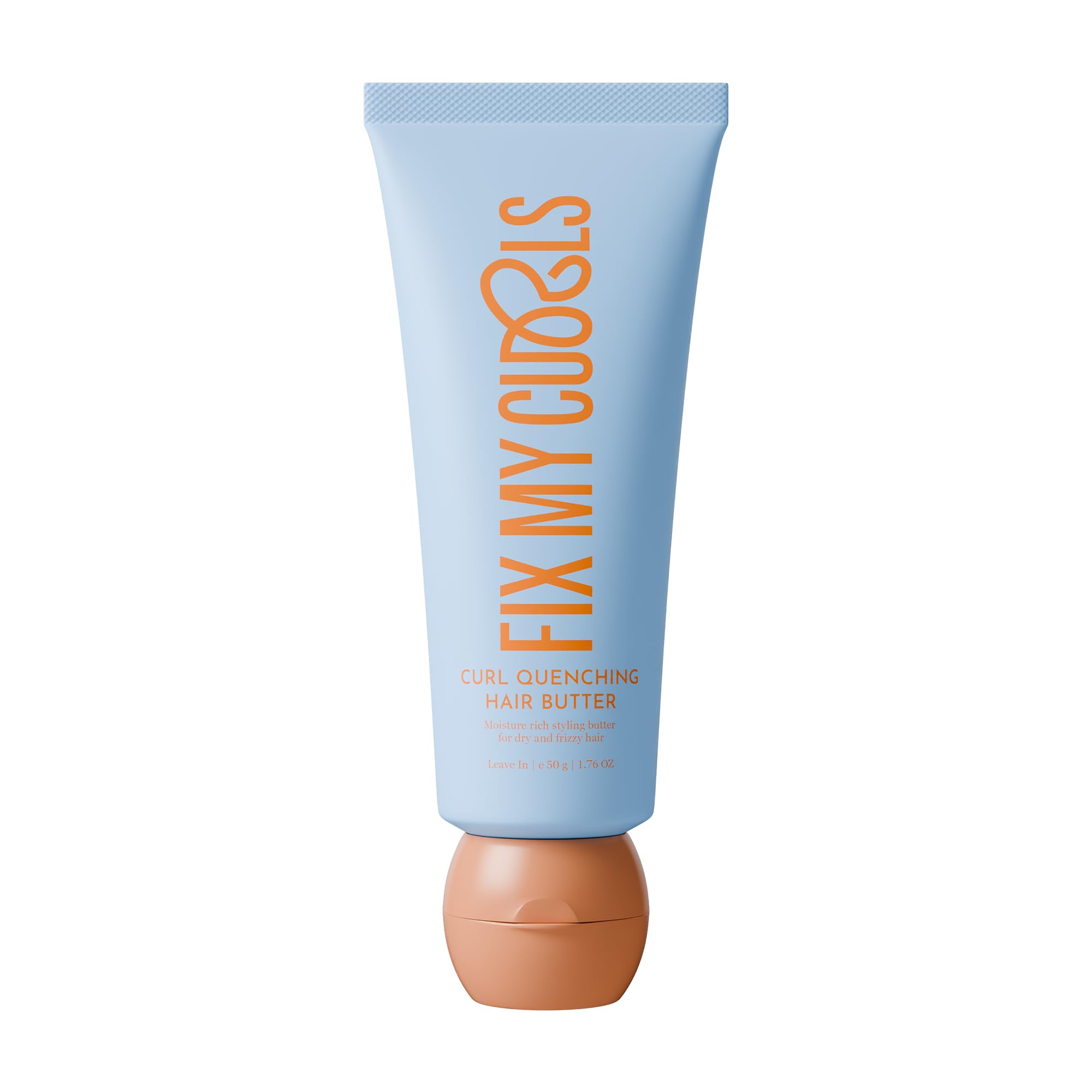 Fix My Curls Curl Quenching Hair Butter|Curly, Wavy, Frizzy Hair | With Tucuma Butter & Flaxseed| Ultra Curl Defining Cream | Si