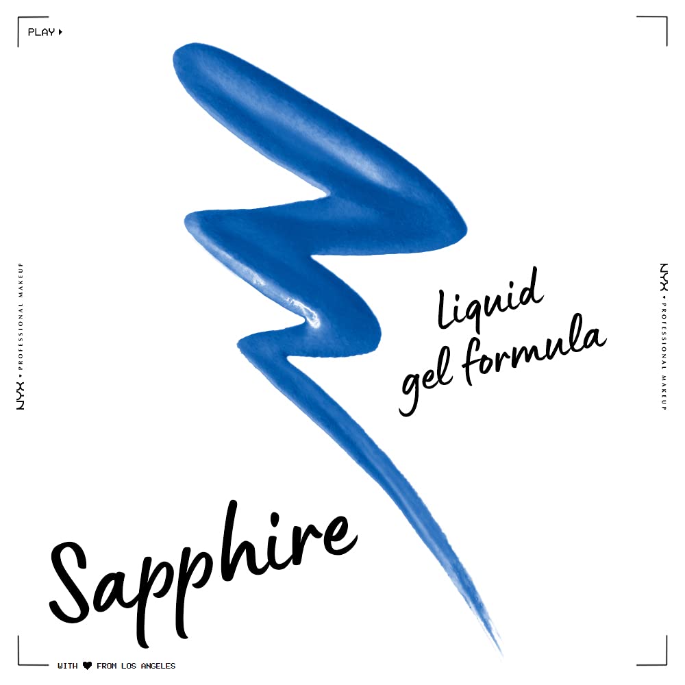 Nyx Professional Makeup Epic Wear Liquid Liner, Long-Lasting Waterproof Eyeliner - Sapphire