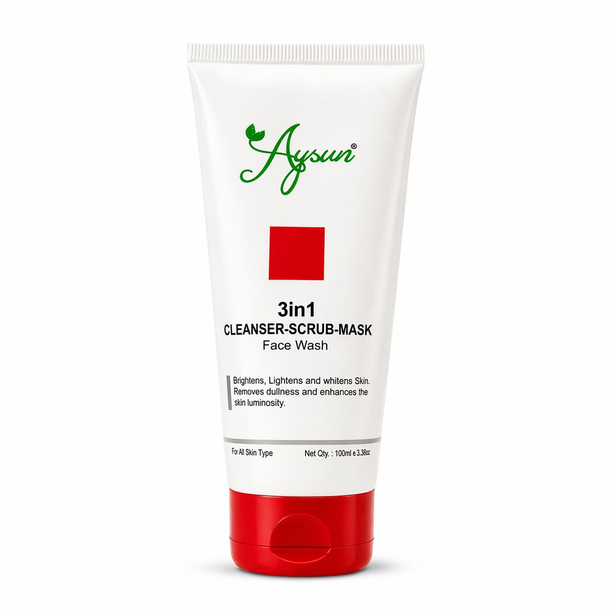 Aysun 3 In 1 Face Wash  Cleanser + Scrub + Mask | Deep Cleanses Exfoliates & Hydrates, Gentle Cleanser For All Skin Types  100