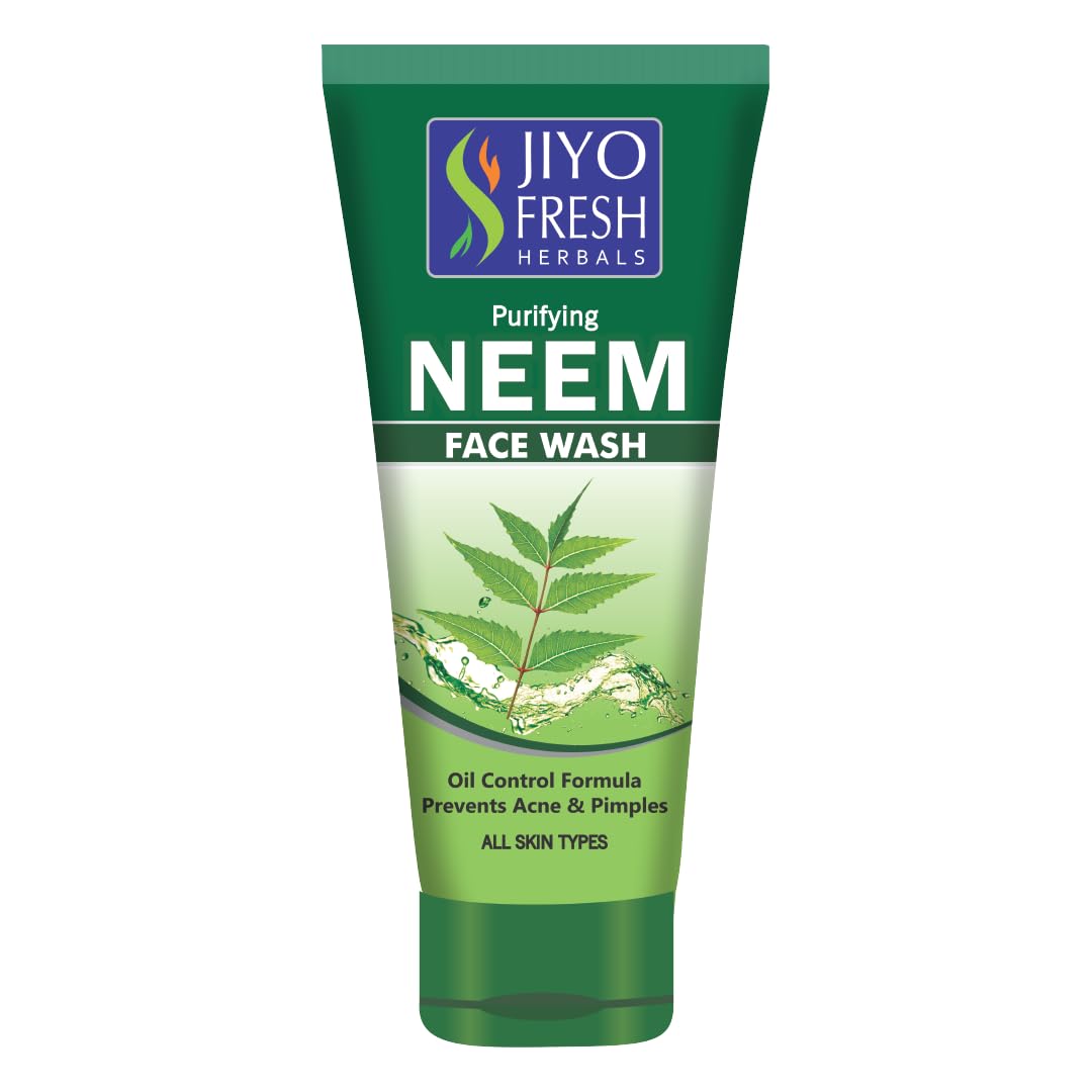 Jiyo Fresh Herbal Face Wash For Women/Men | Brightening And Glowing Skin | Removes Pigmentation And Dark Spots | For All Skin Ty