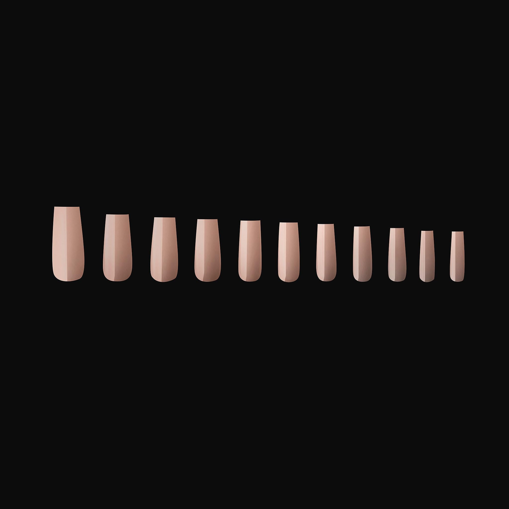 Apres Neutrals Gel-X Emma Box Of Nail Tips, 11 Sizes 00-9, Soft Gel Tip Box (150Pcs) (Sculpted Square Long, 150)