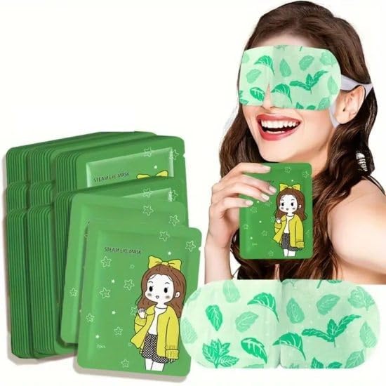 (10 Pcs Masks) SelfHeating Steam Eye Masks | Relaxing & Soothing Eye Care  Stress Relief & Better Sleep  SelfHeating Therapy