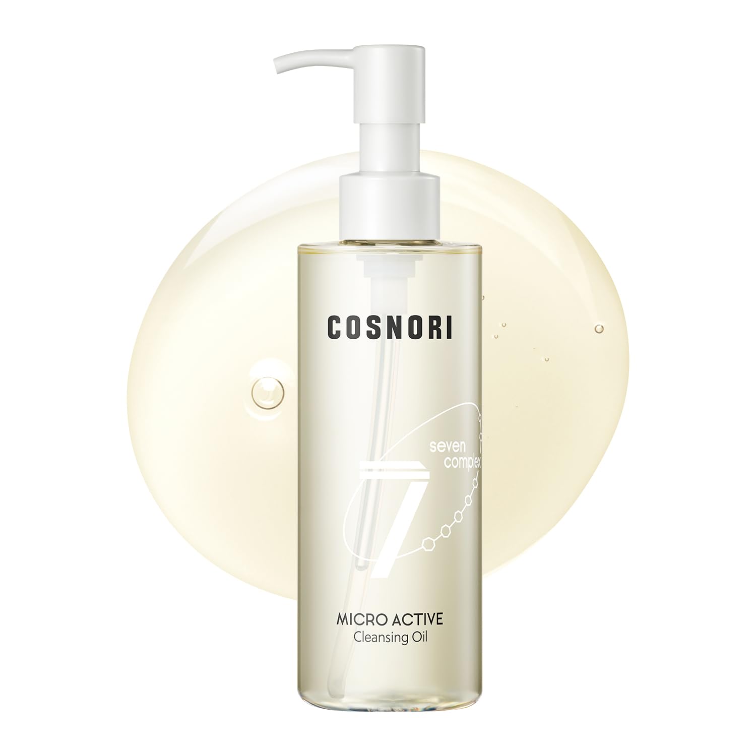 COSNORI Micro Active Cleansing Oil - Korean Vegan Facial Cleansing Oil, Fresh and Light Finish - Gentle Makeup Remover for Face,