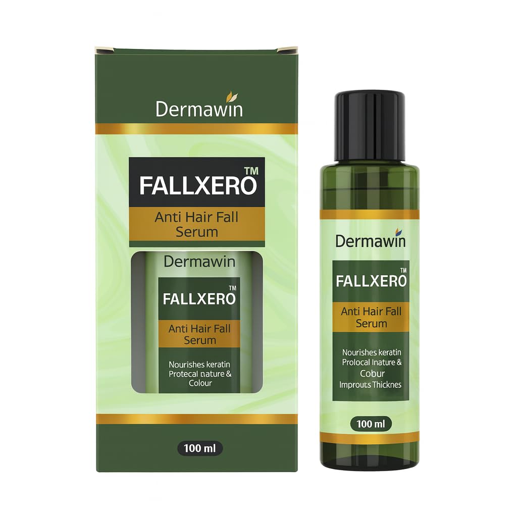 Fallxero Anti Hair Fall Serum With Argan Oil, Tea Tree Oil And Sweet Pea Extract, 100 Ml, Conditions And Prevents Hair Fall