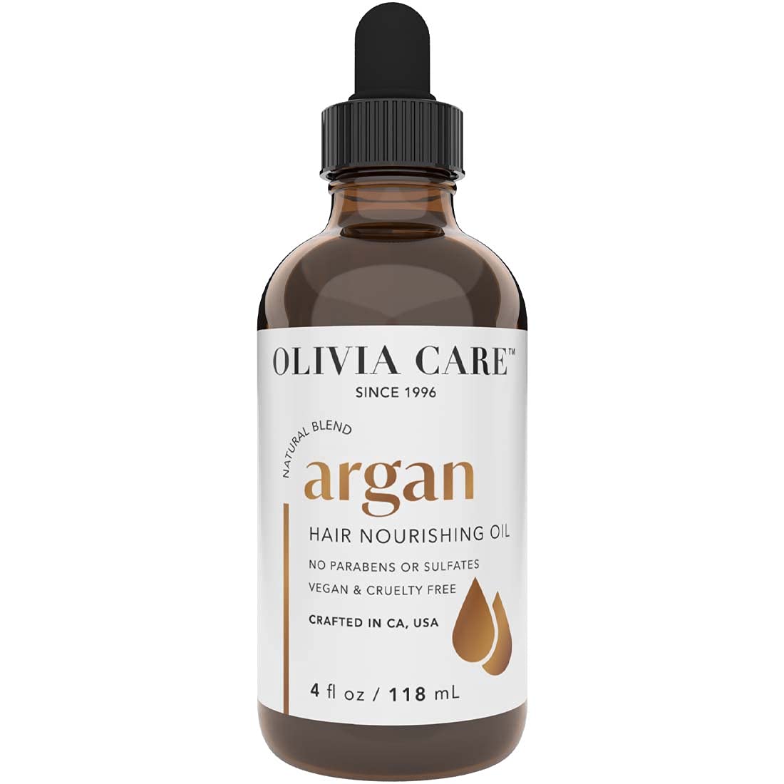 Olivia Care Hair Oil Made With Natural PlantBased Ingredients  Provides Hydration, Smoothness & Moisture  Clean & Simple Trea