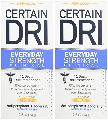 Certain Dri A.m Solid Antiperspirant/Deodorant 2.6 Oz (2 Pack)