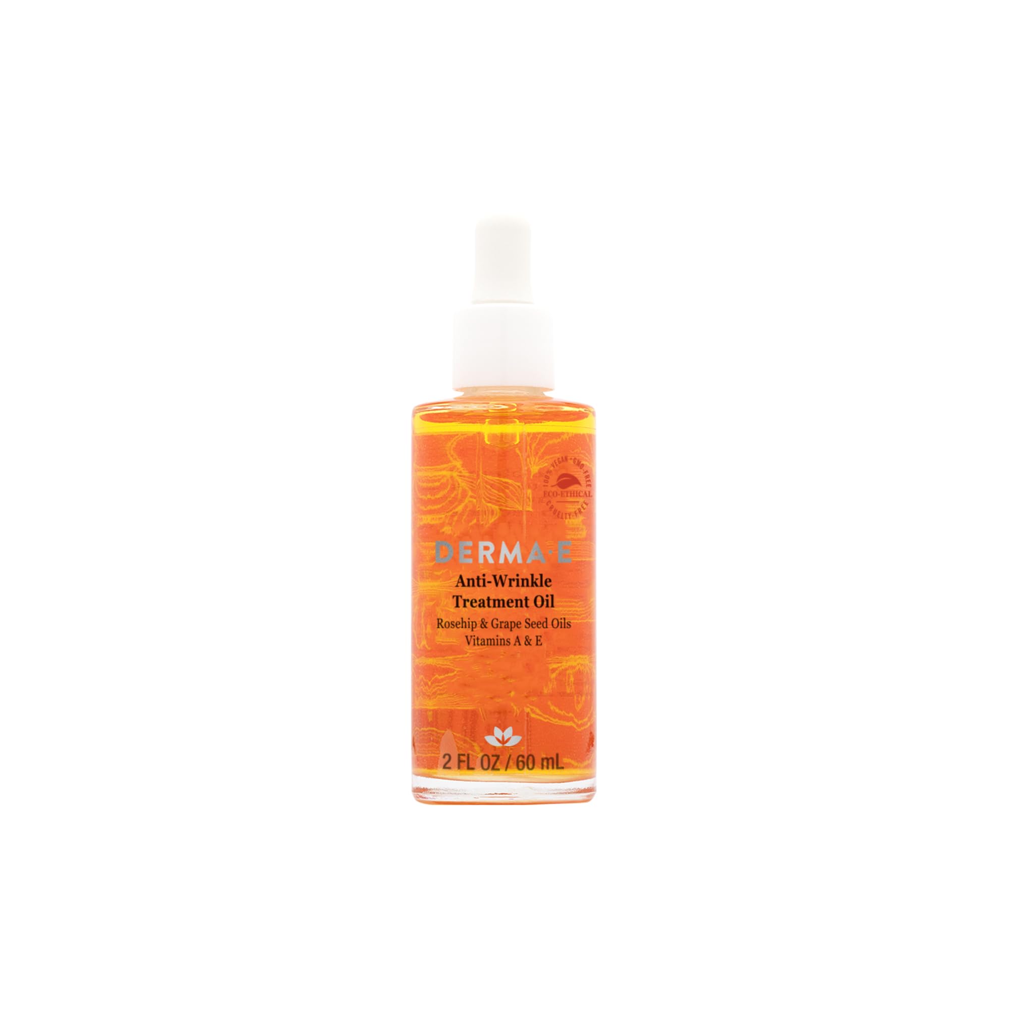DERMA E Anti-Wrinkle Treatment Oil - Anti-Aging Face Oil with Vitamin A and Vitamin E - Fragrance Free Face and Neck Moisturizer