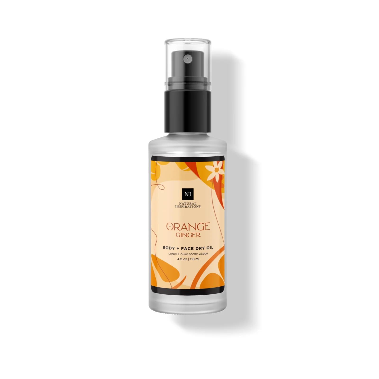 Natural Inspirations Orange Ginger Body & Face Dry Oil 4 oz