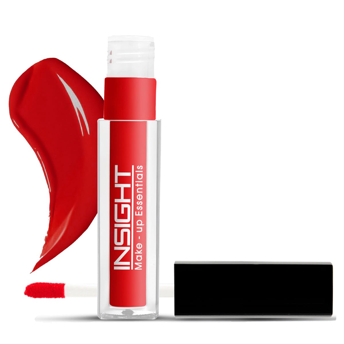 Insight Non Transfer Liquid Lipstick- Sunset Red| Waterproof| Matte Finish| Transfer & Smudge Proof| Lightweight| 12 Hr Wear| Hi