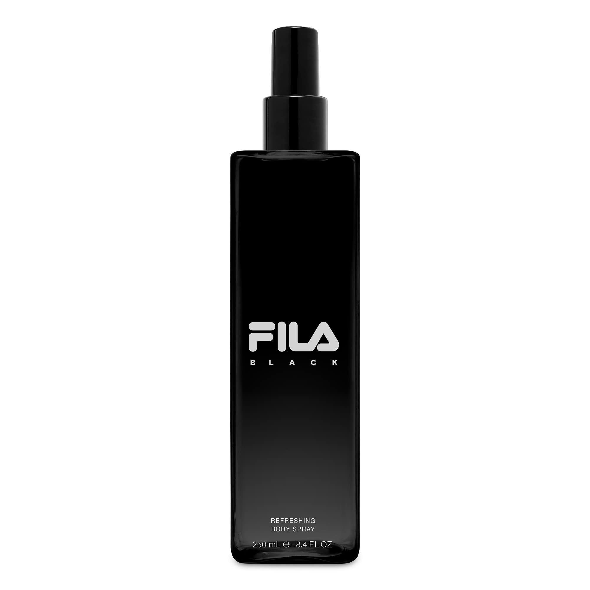 Fila Black For Men - Invigorating Spicy And Floral Fragrance For Him - Extra Strength, Long Lasting Scent Payoff For All-Day Wea