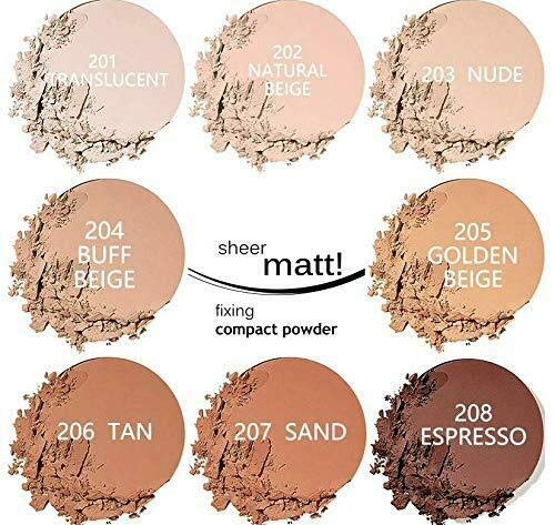 AQUAPURITY PHOERA Sheer Matte Compact Powder Fixing Powder Makeup Base Fixer Setting Powder Foundation Fixing Compact Pressed Po