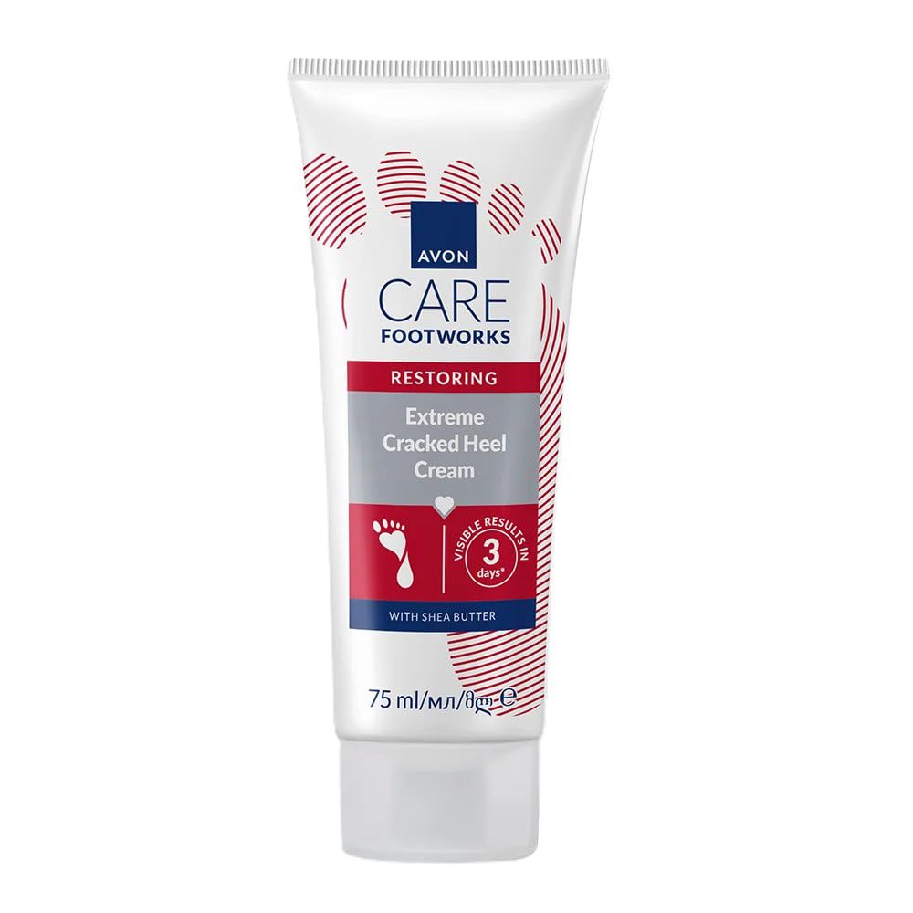 Avon Foot Works Extreme Cracked Heel Restoring Cream  2.5 fl oz