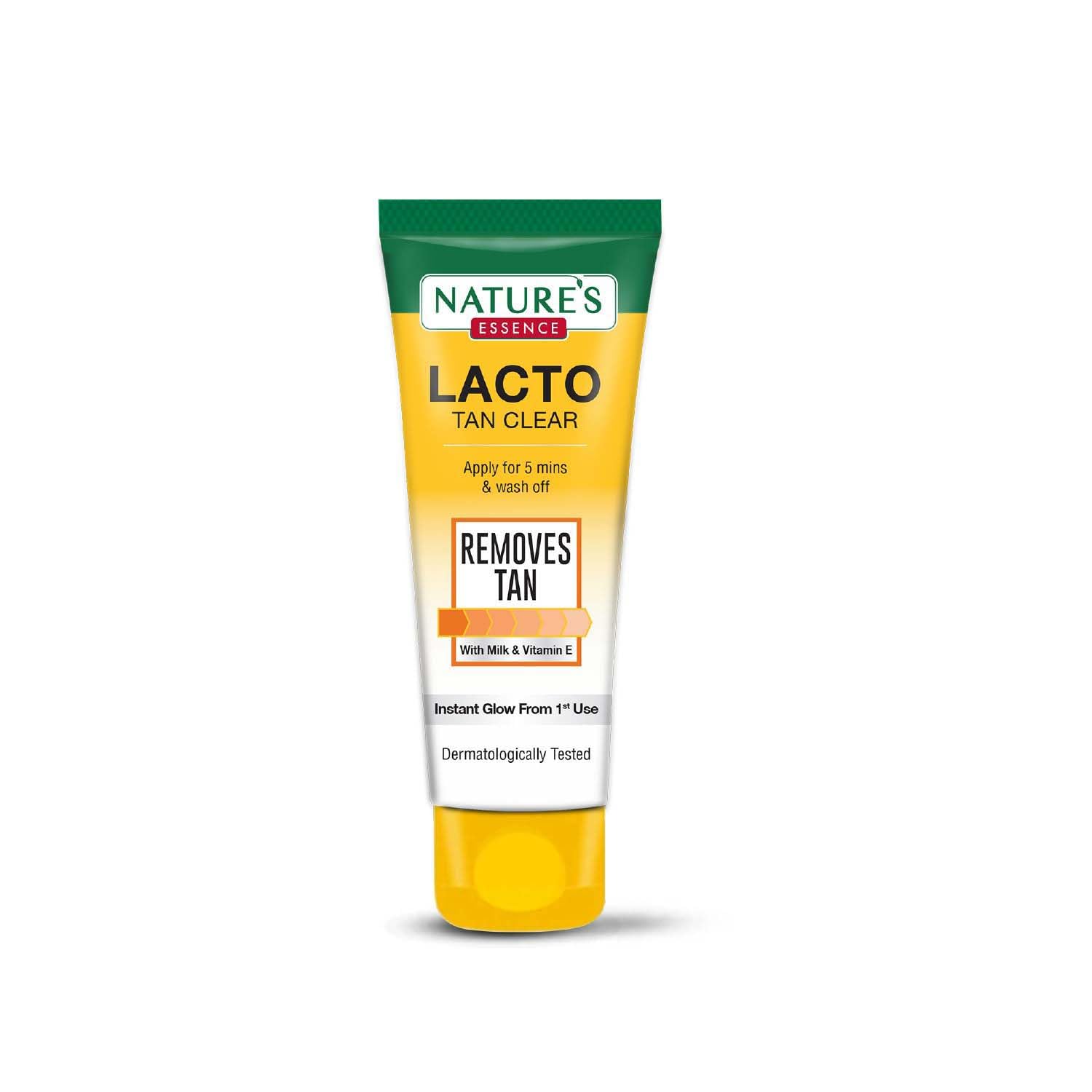 NatureS Essence Lacto Tan Clear Detan Face Pack Enriched With Kojic Acid, Milk, Papaya & Aloevera|Tan Removal Cream|Dermatologi