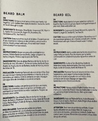 Striking Viking Beard Oil And Balm - Men'S Beard Grooming Kit With All-Natural Beard Oil And Leave In Beard Balm Conditioner - E