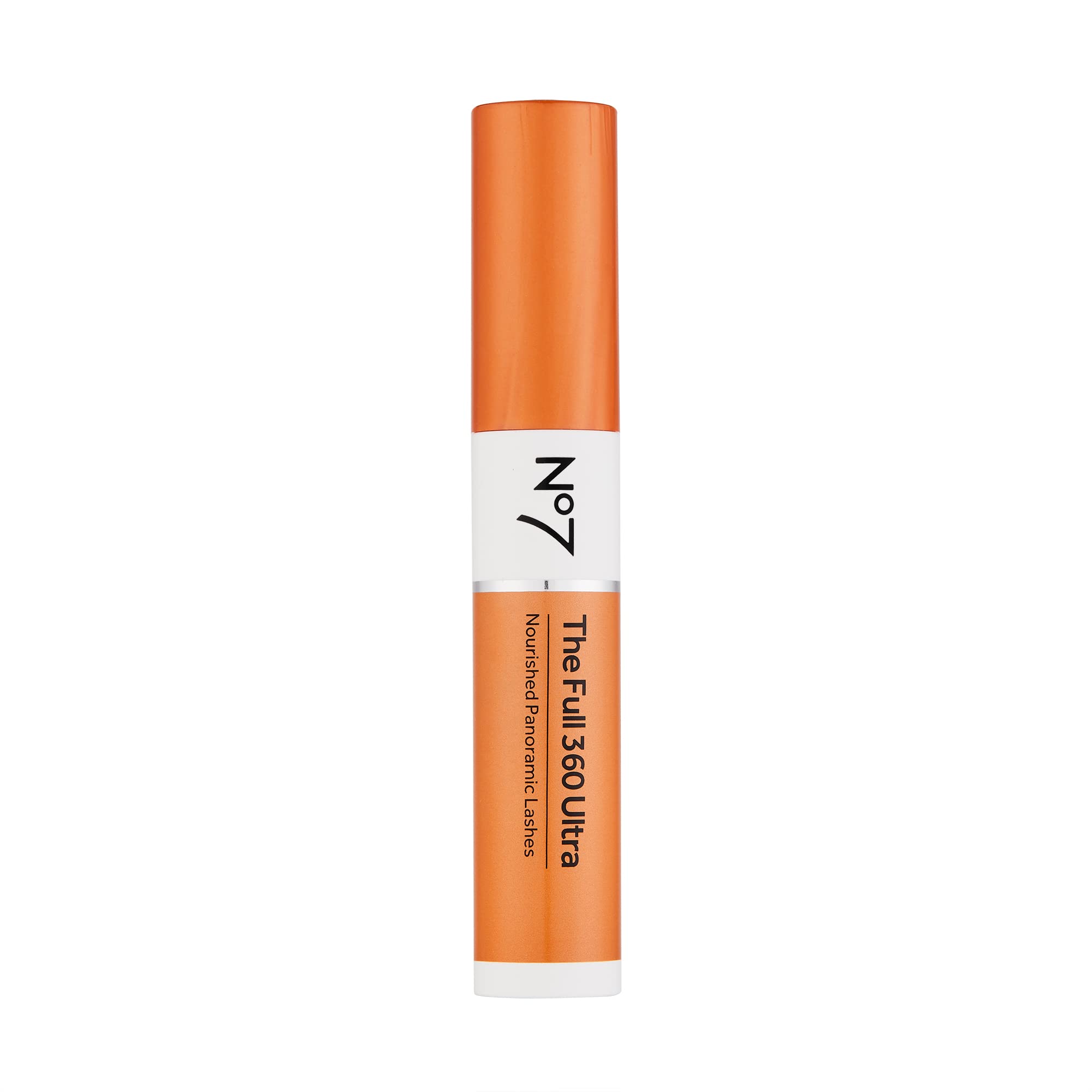 No7 The Full 360 Ultra Mascara - Black - Volumizing, Lash Lengthening Mascara with Shea Butter & Vitamin E - Curved Wand Applica