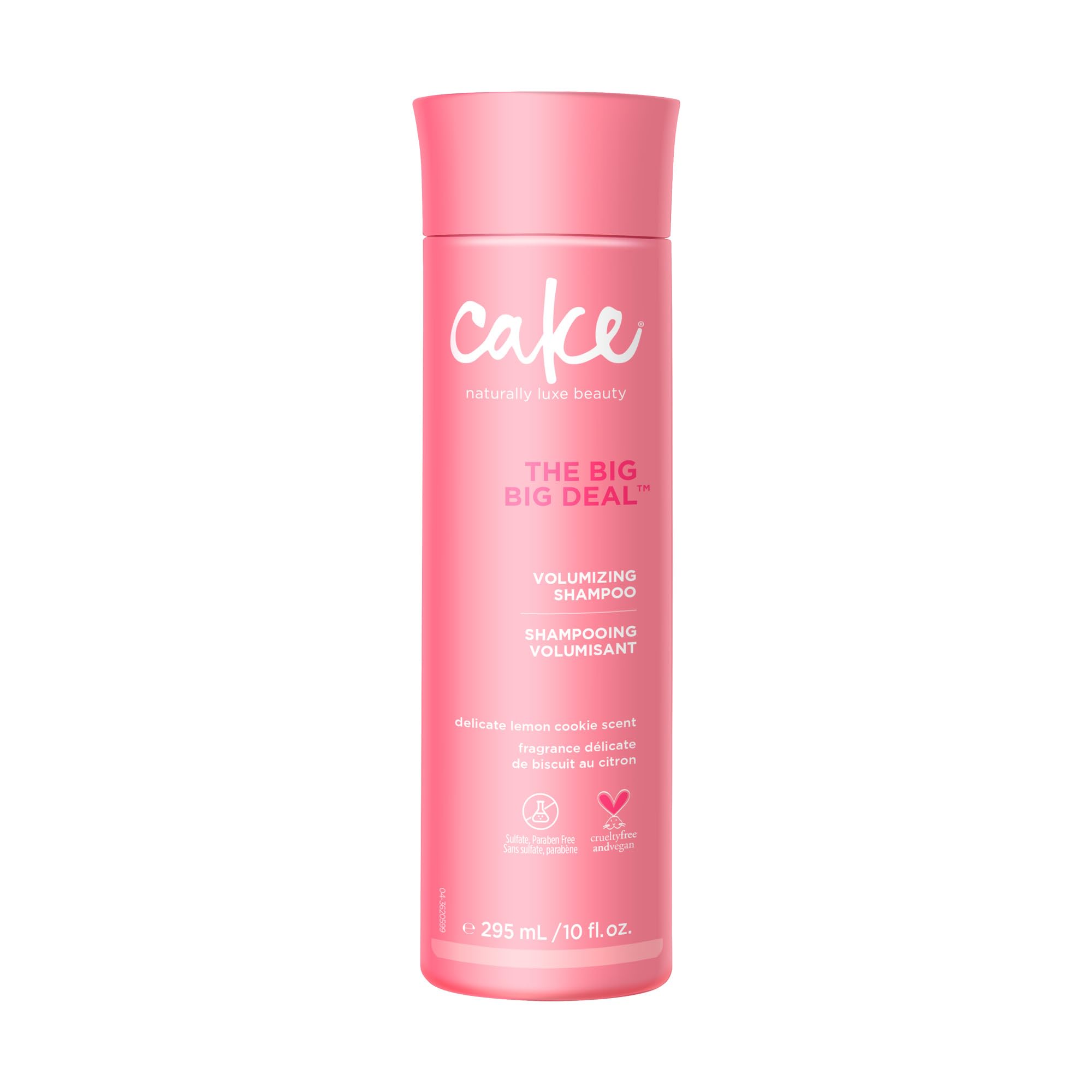 Cake Beauty Volumizing Shampoo, The Big Big Deal- Body Boosting & Weightless Cleansing - With Aloe Vera Rice & Soy Protein - For