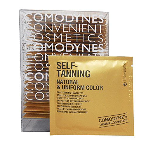 Comodynes Self Tanning Towelette Dispenser For Face And Body 30 Towelettes